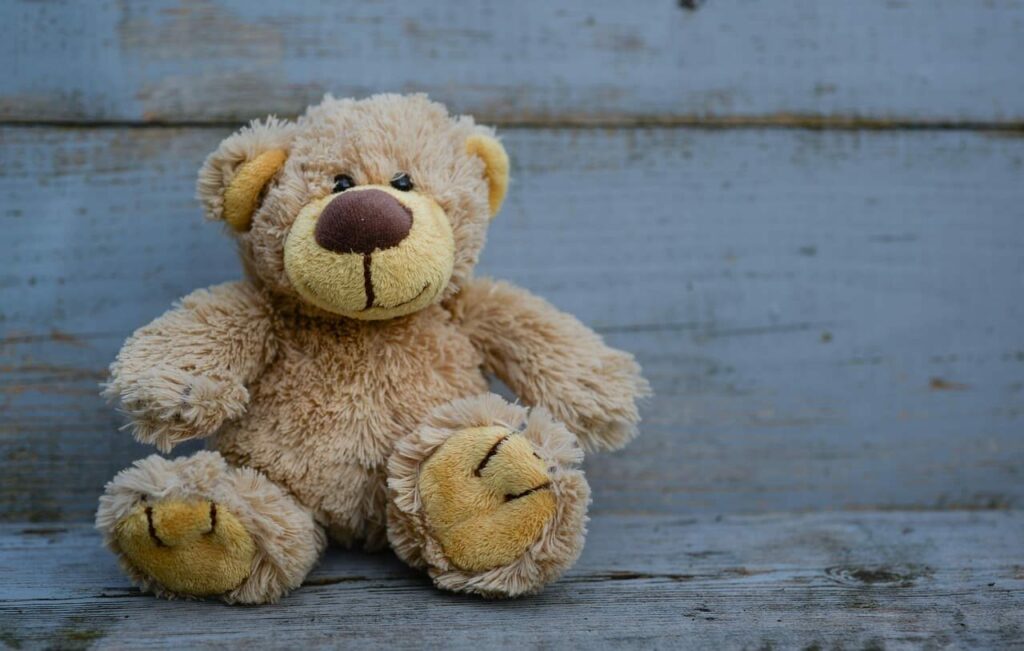 teddybeer als symbool van troost bij omgaan met verdriet